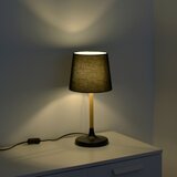 stona lampa crna-drvo 1xE14 just light | Eponuda.com