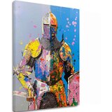  Slika GRAFFITI KNIGHT | Italijansko platno | Shoptok.si