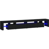Maison Chic TV omarica - TV stojalo - Televizijska omarica z LED lučkami črna 260x36,5x40 cm, (21698878) Cene