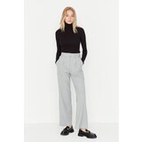 Trendyol Gray Wide Leg Trousers | Shoptok.si