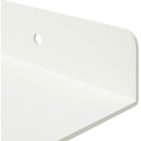  Lebdeća polica Zidne 4 pcs Bijeli 80 x 18 x 2,5 cm Čelik | shoptok.hr
