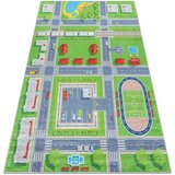 RugsX Preproge BAMBINO 2624 pralna preproga Mesto, ulice za 160x220 cm Zelena | Shoptok.si