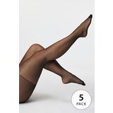 Astratex 5PACK Hlačne nogavice Plus Size Basic Matt 20 DEN | Shoptok.si