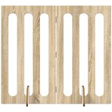  Preklopna ogradica za kućne ljubimce 2 pcs Sonoma hrast | shoptok.hr