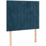  box spring s madracem LED tamnoplavi 120x200 cm baršun | shoptok.hr