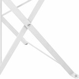  Sklopiva stolica za vrt 2 pcs Bijelo 42 x 46 x 82cm Metal | Eponuda.com