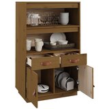  Visoka komoda boja meda 67 x 40 x 108 5 cm od masivne borovine | shoptok.hr