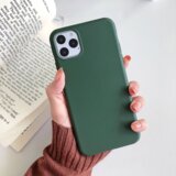 Onasi silikonski ovitek za iphone 15 - mat zelen Cene