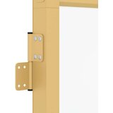 Sobna vrata tanka zlatna 93x201 5 cm kaljeno staklo i aluminij | shoptok.hr