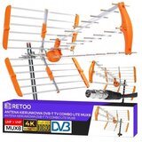  Retoo ER1240 vanjska usmjerena DVB-T2 antena VHF/UHF s LTE filtrom, do 80 km | shoptok.hr