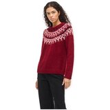 Vila Puloverji Tui Knit - Jester Red/Slmn/Navy Rdeča Cene