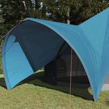  Teepee šator s krovom Plava i siva 600 x 600 x 347 cm | shoptok.hr