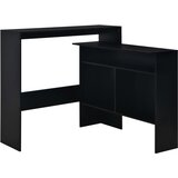  Barski stol s 2 stolne ploče crni 130 x 40 x 120 cm | Eponuda.com