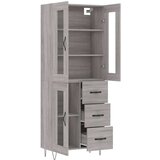  Visoka komoda siva sonome 69 5x34x180 cm od konstruiranog drva | shoptok.hr