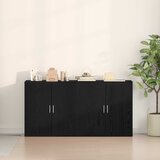  Kreveta 2 pcs Crni hrast 79 x 38 x 80 cm Konstruirano drvo | shoptok.hr