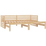  Izvlečna dnevna postelja 2x(90x200) cm trdna borovina, (20647997) | Shoptok.si