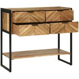  Konzolna stolica Smeđa 90 x 35 x 80 cm Čvrsto drvo akacije | shoptok.hr