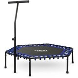 Neo-Sport fitness trampolin s ručkom 127 cm – šesterokutni, plava | shoptok.hr
