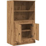 vidaXL Visoka omara artisian hrast 60x35,5x103,5 cm inženirski les | Shoptok.si