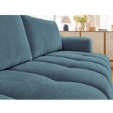 Bobochic Paris Modra raztegljiva/s prostorom za shranjevanje sedežna garnitura 251 cm Fuji – | Shoptok.si