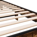  Okvir kreveta boja hrasta 75 x 190 cm konstruirano drvo i metal | shoptok.hr