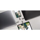 Sandisk USB C & USB DISK 256GB Ultra Dual LUXE, 3.1, srebrn, kovinski, branje do 150MB/s (SDDDC4-256G-G46) | Shoptok.si
