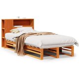  Krevet s regalom za knjige bez madraca 90 x 190 cm masivno drvo | shoptok.hr