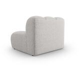 Micadoni Home svetlo siv modul za sedežno garnituro (sredinski modul) lupine | Shoptok.si