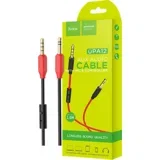 Avdio kabel 3.5 mm z mikrofonom, dolžina 1.0 meter - UPA12 AUX MIC