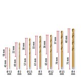 KWB 13-dijelni set titan burgija za metal 49427013 | Eponuda.ba