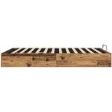  Otoman krevet Staro drvo 193 x 120 x 25 cm Iverica - Staro drvo 150 x 200 cm | shoptok.hr