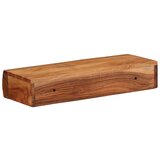  Stenske police 2 kosa 40x17x8 cm masivni les akacija | Shoptok.si