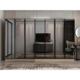 Hanah home ormar sa reflektujućim staklom Nisa 20653, 315 cm, dore Cene