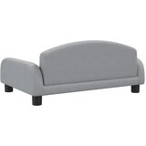  Dječja fotelja svjetlosiva 70 x 45 x 30 cm od tkanine | shoptok.hr