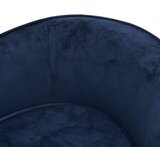 SOFA za pse plava 69 x 49 x 40 cm od pliša i umjetne kože - Plava | shoptok.hr