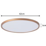  Brilagi - LED kupatilsko plafonsko svetlo ULTRA TANKO LED/24W/230V prečnik 42 cm ružičasto zlato IP54 | Eponuda.com