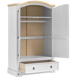 Ormarić CORONA Bijelo 101 x 52 x 170 cm Čvrsto borovo drvo | shoptok.hr