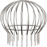 Zaštita od lišća za žljeb 8 pcs Srebrno 160 mm Nehrđajući čelik - 160 mm 8 | shoptok.hr