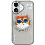 Skins OVITEK NIMMY OČALA COOL CAT ZA MAGSAFE ZA IPHONE 16 SIVA, (21970464) | Shoptok.si
