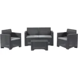 baštenski set nebraska 2+1+1 grafit