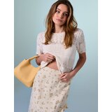 Sinsay Midi suknja od viskoze s volanima i cvjetnim uzorkom | shoptok.hr