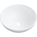 Maison Chic Umivalnik - Kopalna umivalnik - Lavabo bel 28x28x10 cm keramični, (21684612) Cene