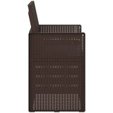  Vrtne stolice za blagovanje 2 pcs Smeđa i antracit PP | shoptok.hr