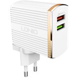 Ldnio komplet adapter A2502Q 220v 2x USB 1x QC 3.0 1x 2,4A + lightning kabel | Shoptok.si