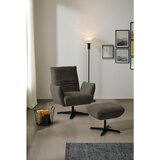 Dieter Knoll FOTELJ, temno rjava tekstil | Shoptok.si