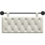  Držeće uzglavlje Zidne Krema 110 x 55 x 7 cm Baršun - Krema 100 cm bez LED | shoptok.hr