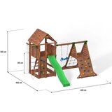  Drveno dječje igralište set FORTRESS SPIDER | shoptok.hr