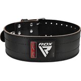 RDX Sports Powerlifting kožni kaiš za teretanu RD1 4, Crni Cene