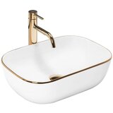 REA Bath Umivalnik Belinda Gold Edge Cene