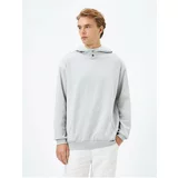 Koton 4WAM70047MK Men's Cotton Sweatshirt GRAY